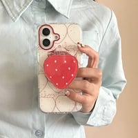 Big strawberry line magsafe grip iphoneケース 【Magsafe対応】
