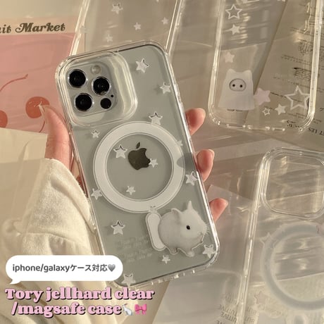 [韓国商品] Tory jellhard clear/magsafe iPhone/Galaxyケース