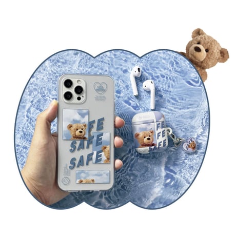 [韓国商品] Safe ted Clear/Hard iPhone case 480