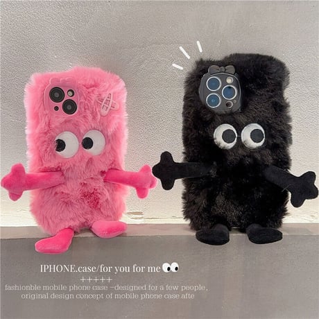 Black pink monster iphoneケース スマホケース