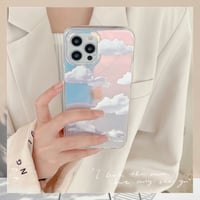 Cloud laser iphone case