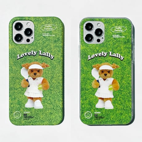 [韓国商品] Tennis lally Clear/Hard iPhone case 479