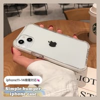 Simple bumper iphoneケース スマホケース