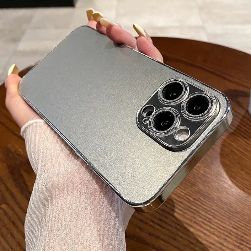 Simple color silver hole iphoneケース スマホケース | Eto Simple color silver hole iphoneケース スマホケース | Eto