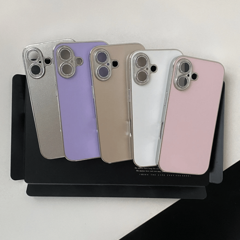 Simple color silver hole iphoneケース スマホケース | Eto Simple color silver hole iphoneケース スマホケース | Eto