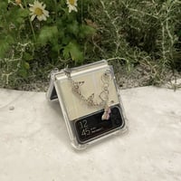 [韓国商品] Butterfly chain Z Flip3 case