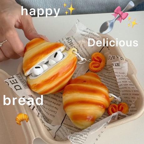Bread strap airpodsケース