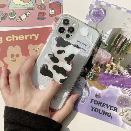 [韓国商品] Cutie pie jellhard iPhone/Galaxy Case (透明)
