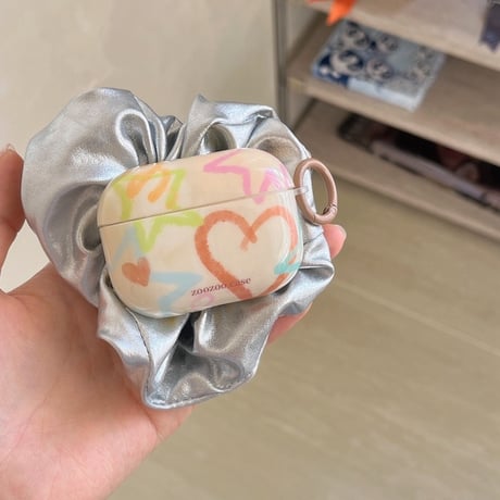 Heart star line airpodsケース