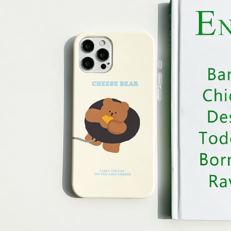 [韓国商品] Tube cheese bear Clear/Hard iPhone case 711