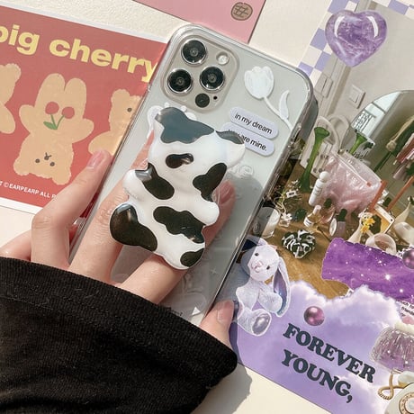[韓国商品] Cutie pie jellhard iPhone/Galaxy Case (透明)