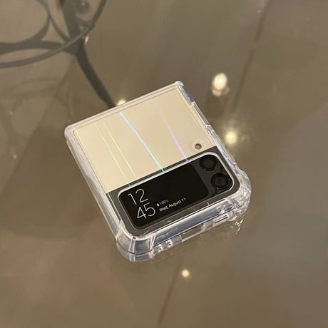 [韓国商品] Hologram simple Z Flip3 case