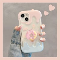 Icecream donut grip iphoneケース スマホケース アイフォンケース