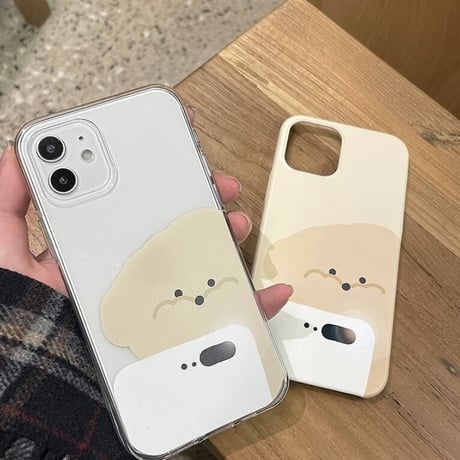 [韓国商品] Selfie cute puppy phone case