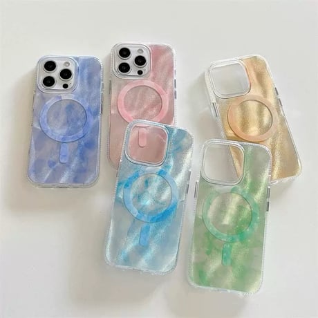 Marble laser magsafe iphoneケース【Magsafe対応】