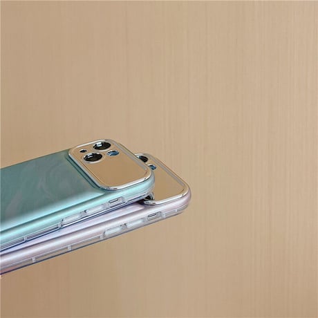 Blue pink silver cover iphoneケース スマホケース