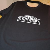 NEMOTO FACTORY モンテTシャツ 「スミ／白」