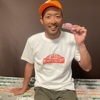 NEMOTO FACTORY モンテTシャツ 白／赤