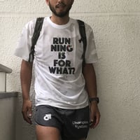 RUNNING IS FOR WHAT? シロクロカモ?送料無料