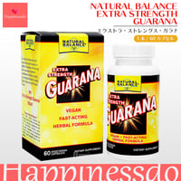 【生産終了】NaturalBalance社 エクストラ・ストレングス・ガラナ 1本/60錠