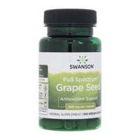 Swanson グレープシード 380mg 1本/100ベジカプセル ブドウ