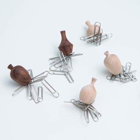 magnet hook S - walnut（3個セット）