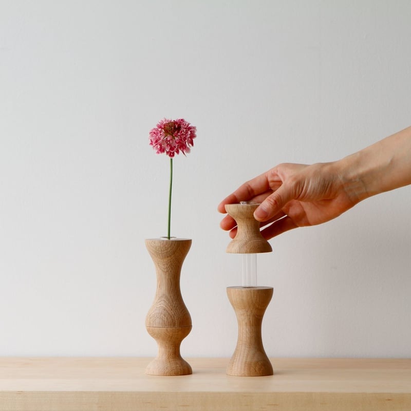 flower vase M - oak | eNproduct