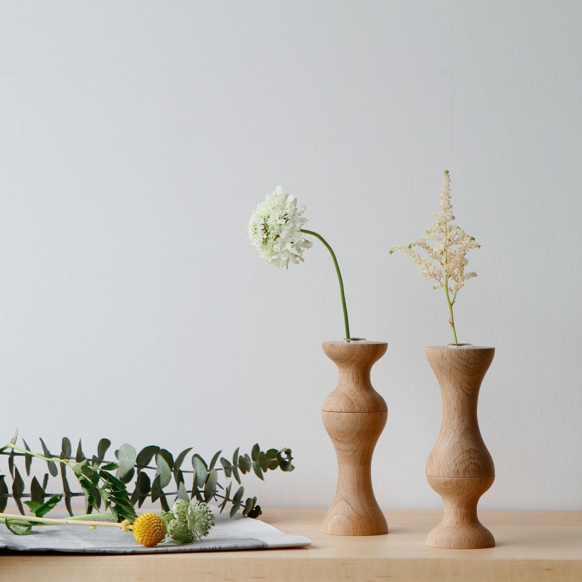 最安値級価格 flower vase M - oak | eNproduct オールドノリタケ