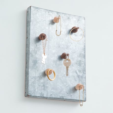 magnet hook S - walnut（3個セット）