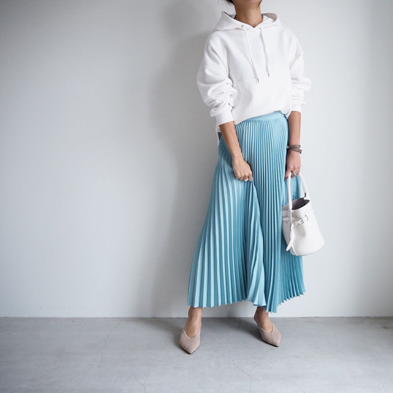 プリーツスカート ロング丈 | cen 