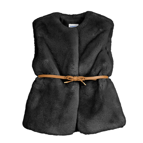 Mayoral   Fur vest   Black