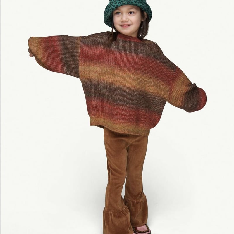 maed for mini MAGICAL MACAW / KNITTED SWEATER