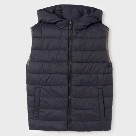 Reversible vest  (black/beige)