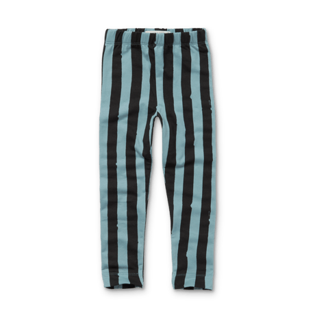 SPROET＆SPROUT　Legging Painted stripe print blue