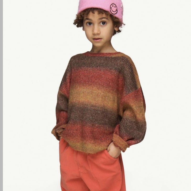 maed for mini MAGICAL MACAW / KNITTED SWEATER 