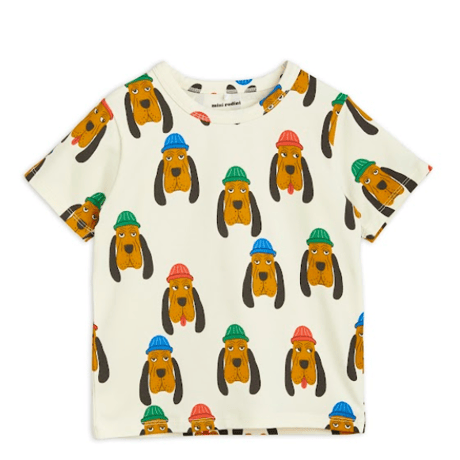 mini rodini    bloodhound　t-shirt