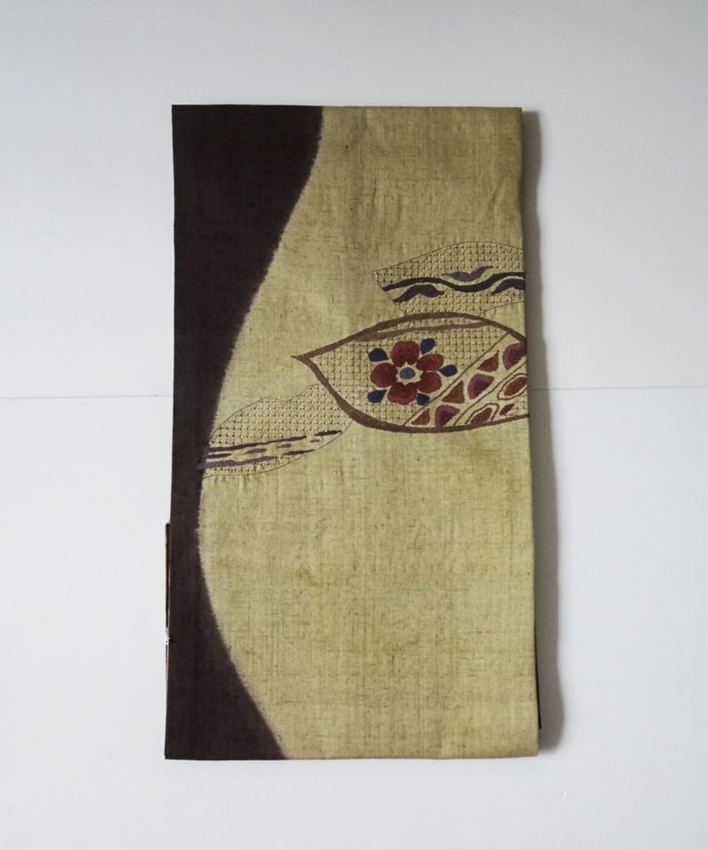 東海道五十三次　帯　刺繍レディース
