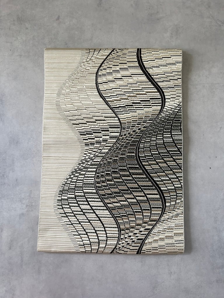 OKANO 千年工房 博多名古屋帯 クリーム色［N112］ | kimono ulala