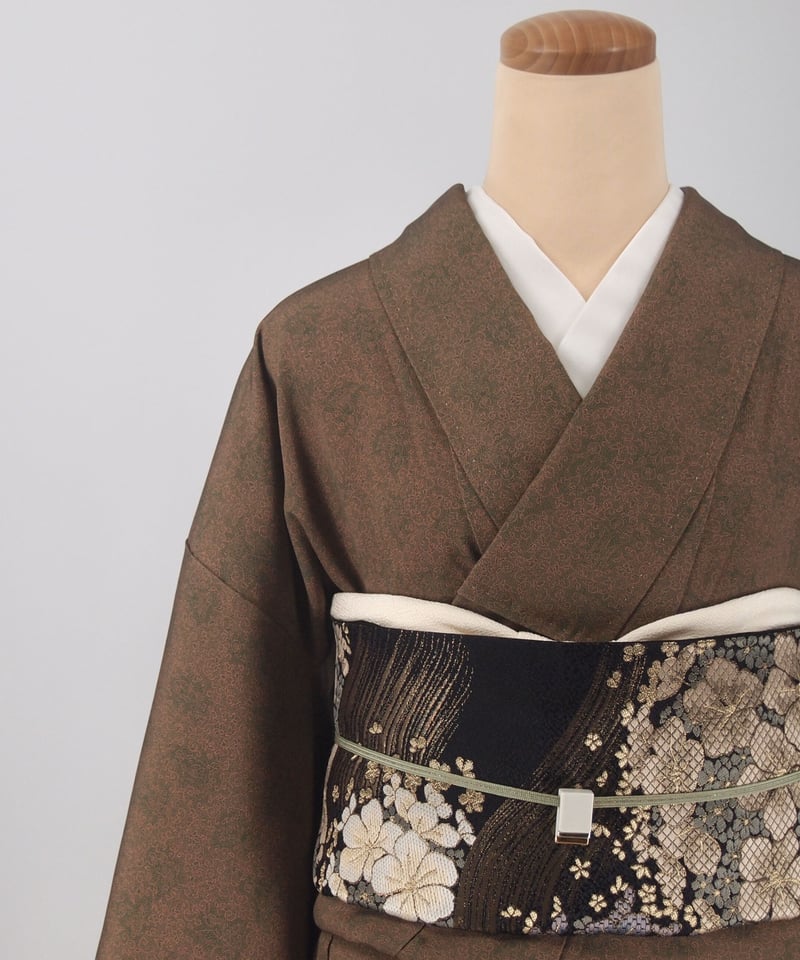 人間国宝【中村勇二郎】優美な【草木染】お茶会・各種式典に新品の江戸