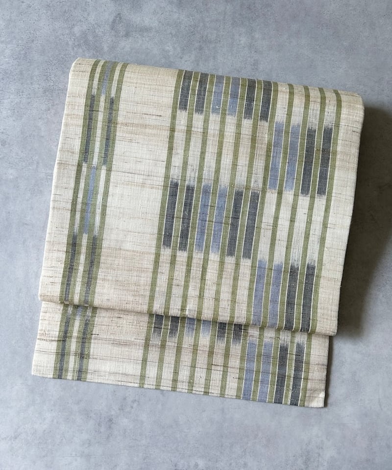 米沢紬　変わり市松模様 半期決算セール】 【綾八丈】 特選綾織米沢紬 ≪お仕立て上がり・中古