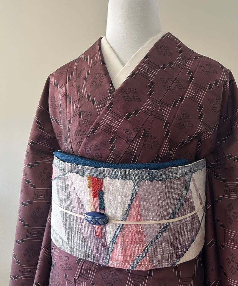 未使用品】仕立て上がり本場琉球絣手織り紬［K101］ | kimono ulala