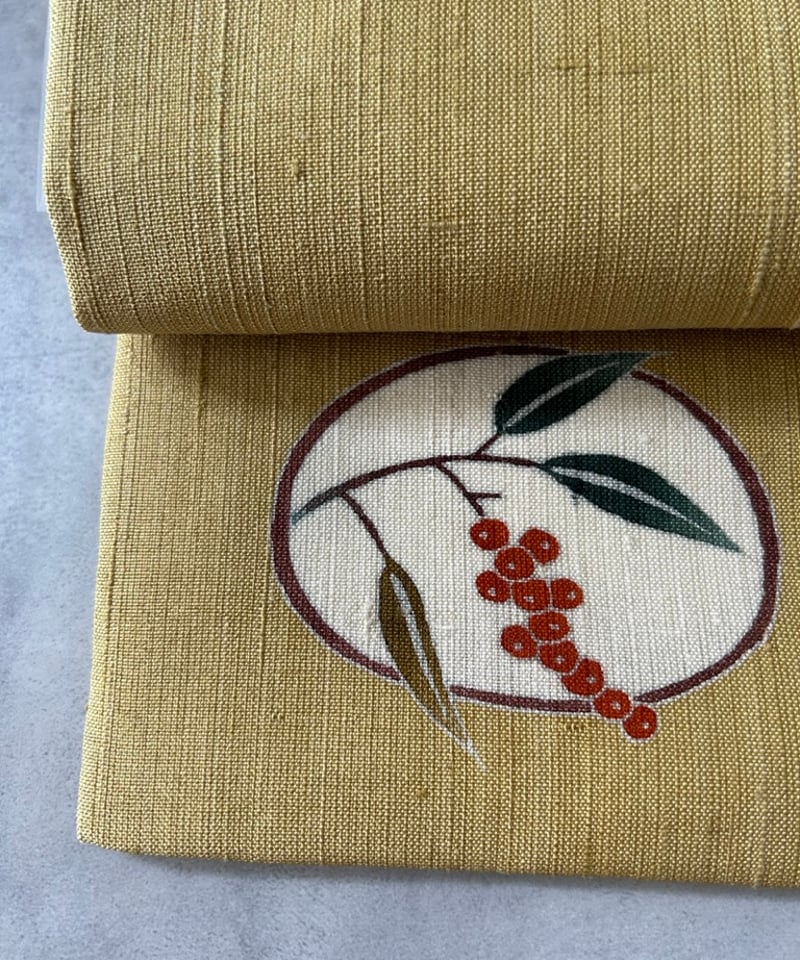 名古屋帯 青海波 朱 青 辛子 抹茶 黄 織 可愛い 鯉のぼり NO-1379 名古屋帯 青海波 朱 青 辛子 抹茶 黄 織 可愛い 鯉のぼり NO