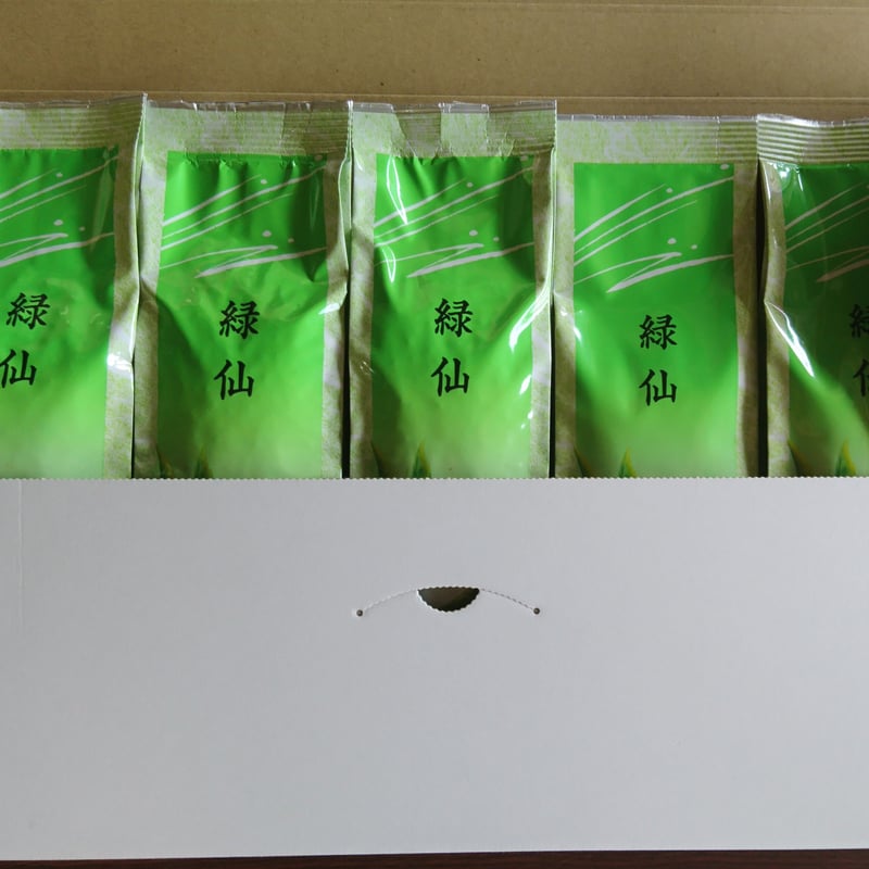送料無料】【お買い得】上級煎茶「緑仙」5本セット（100g × 5