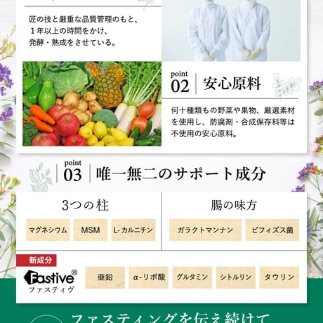 【新商品】ファスティング・ヴィンテージプラス