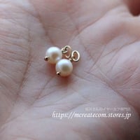 (１４KGF )儚げ淡水パールチャーム
