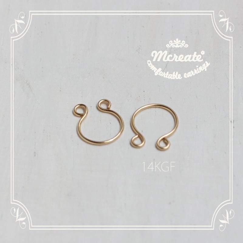 14KGF)基本パーツ | Mcreate 福耳さんのイヤーカフ専門店 