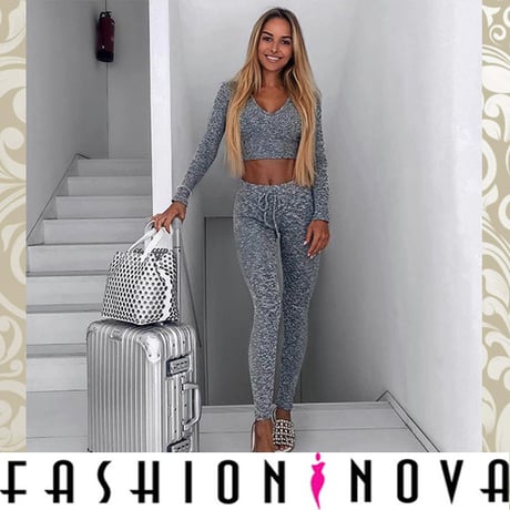 再入荷★即納【Fashion Nova】ニットレギンス