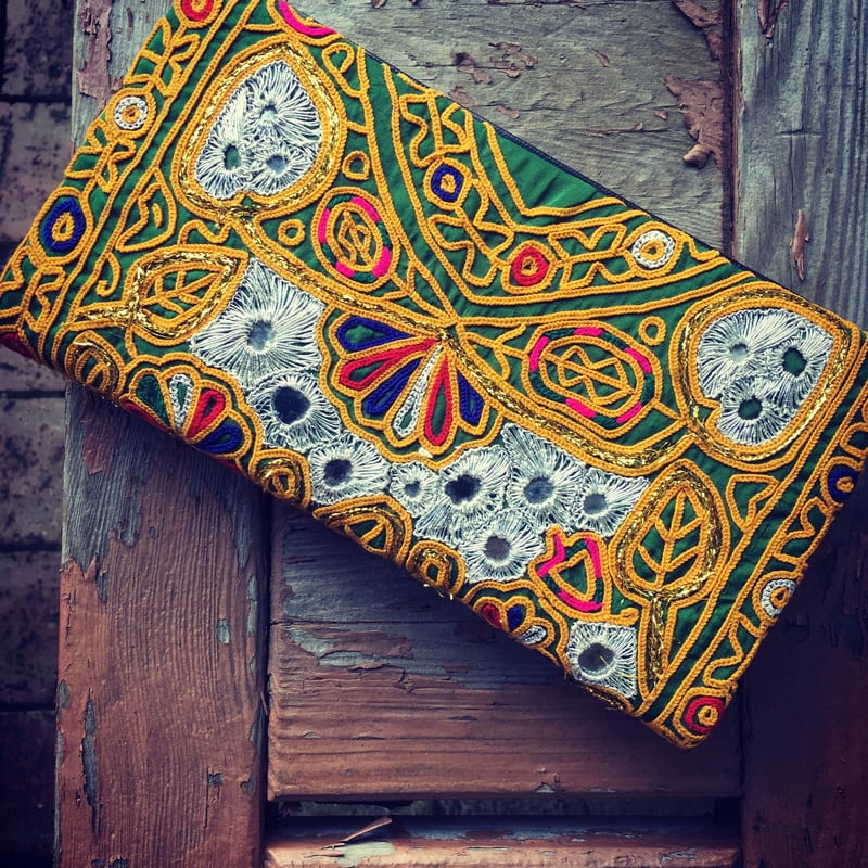 民族衣装、ミラーワーク刺繍、インド、アフガニスタン