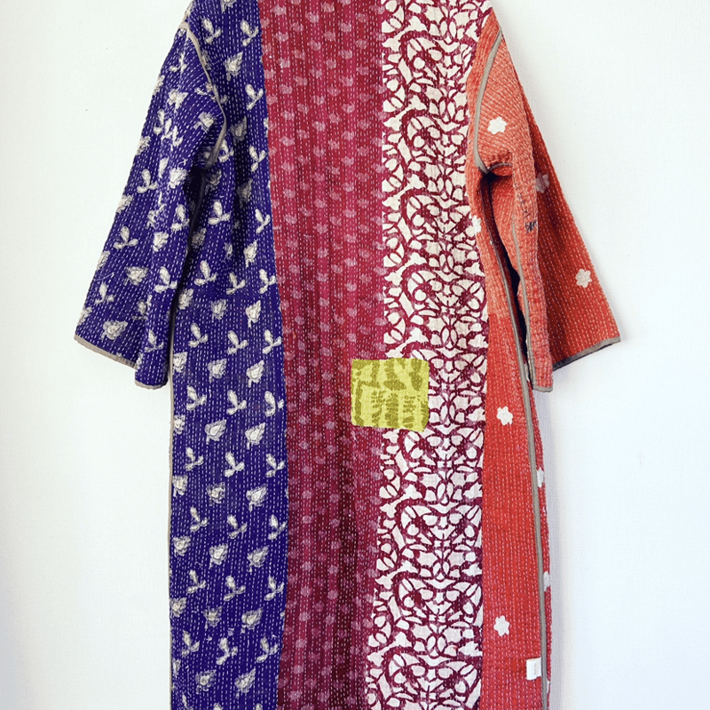PUR カンタジャケット NEW silk kantha jacket Made in india. ＿＿＿ ⁡ インドの女性