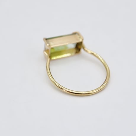 18k  &  Tourmaline Bi-color Ring